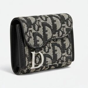 Dior Vintage Oblique Saddle Wallet